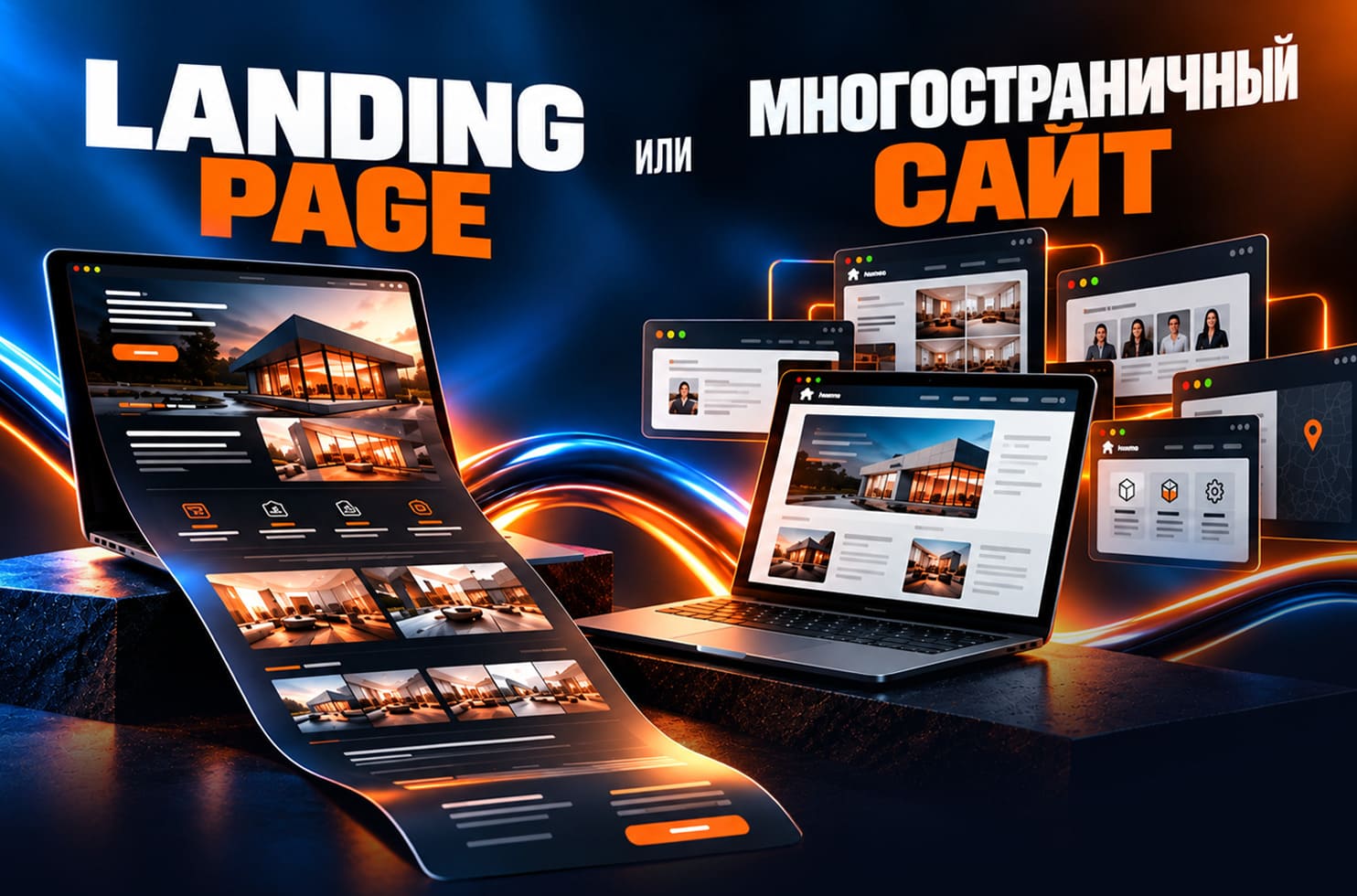 Landing page или многостраничный сайт